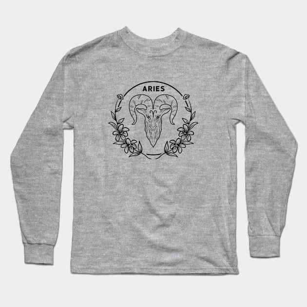 Aries Long Sleeve T-Shirt by FluentShirt